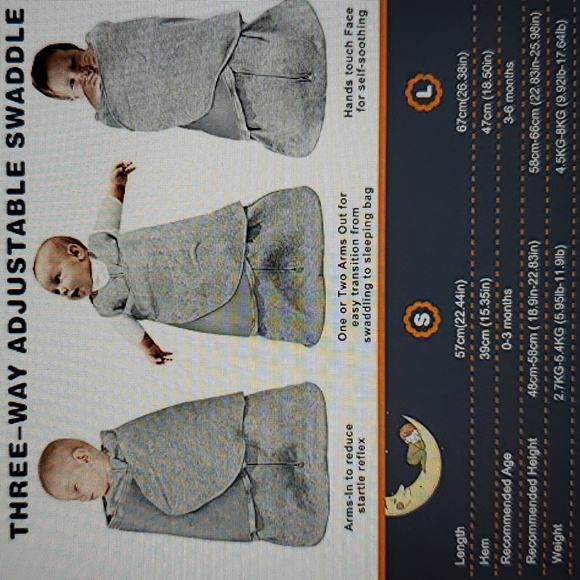 Ftikvo NWOT Sleep Sack Infant Transition Safe Wrap Blanket, Sz 3-6 months - Picture 8 of 8